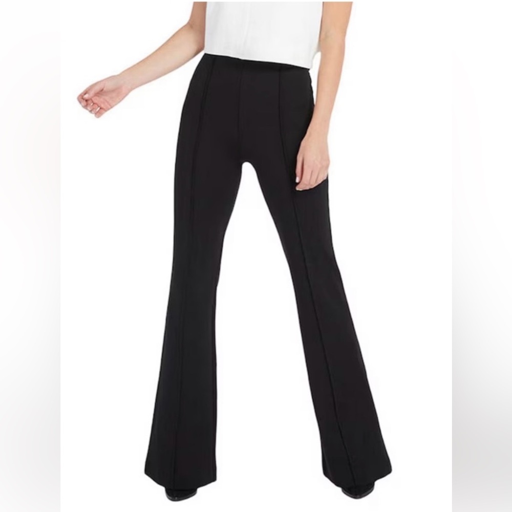 Spanx SUPERSMOOTH PERFECTFIT PONTE FLARE PANT BLACK XL